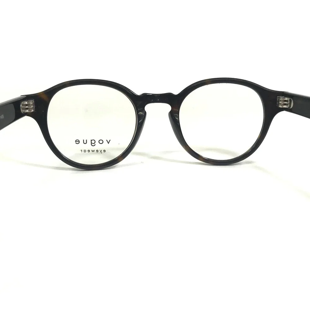 Vogue Eyeglasses Frames VO5332 W656 Brown Tortoise Round Full Rim 46-22-145